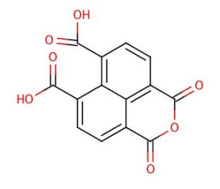1,4,5,8-Naphthalenetetracarboxylic acid 1,8-monoanhydride (CAS 52671-72-4) - chemical structure image