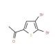 1-(4,5-Dibromo-2-thienyl)-1-ethanone - chemical structure image