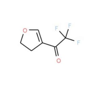 1-(4,5-dihydrofuran-3-yl)-2,2,2-trifluoroethanone (CAS 109317-75-1) - chemical structure image