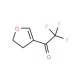 1-(4,5-dihydrofuran-3-yl)-2,2,2-trifluoroethanone (CAS 109317-75-1) - chemical structure image