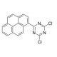 1-(4,6-Dichloro-1,3,5-triazin-2-yl)pyrene (CAS 3224-36-0) - chemical structure image