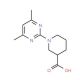 1-(4,6-Dimethylpyrimidin-2-yl)piperidine-3-carboxylic acid - chemical structure image