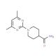 1-(4,6-Dimethylpyrimidin-2-yl)piperidine-4-carboxamide - chemical structure image