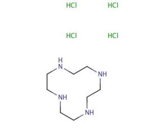 1,4,7,10-Tetraazacyclododecane tetrahydrochloride (CAS 10045-25-7) - chemical structure image