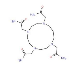 1,4,7,10-Tetrakis(aminocarbonylmethyl)-1,4,7,10-tetraazacyclotridecane - chemical structure image