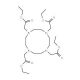 1,4,7,10-Tetrakis(ethoxycarbonylmethyl)-1,4,7,10-tetraazacyclododecane (CAS 137076-50-7) - chemical structure image