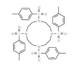 1,4,7,10-Tetratosyl-1,4,7,10-tetraazacyclododecane (CAS 52667-88-6) - chemical structure image