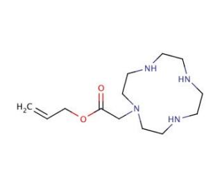 (1,4,7,10tetraaza-cyclododec-1-yl)-acetic acid allyl ester (CAS 1023970-58-2) - chemical structure image