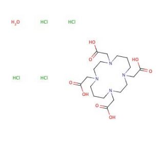 1,4,8,11-Tetraazacyclotetradecane-1,4,8,11-tetraacetic acid tetrahydrochloride tetrahydrate (CAS 78668-42-5) - chemical struc