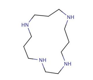 1,4,8,12-Tetraazacyclopentadecane (CAS 15439-16-4) - chemical structure image