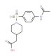 (1-{[4-(Acetylamino)phenyl]sulfonyl}piperidin-4-yl)acetic acid - chemical structure image