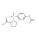 1-{[4-(acetylamino)phenyl]sulfonyl}pyrrolidine-2-carboxylic acid (CAS 64527-22-6) - chemical structure image