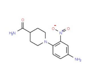1-(4-Amino-2-nitrophenyl)piperidine-4-carboxamide - chemical structure image