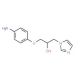 1-(4-Amino-phenoxy)-3-imidazol-1-yl-propan-2-ol (CAS 878668-47-4) - chemical structure image