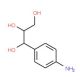 1-(4-Amino-phenyl)-propane-1,2,3-triol - chemical structure image
