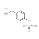 1-[4-(aminomethyl)phenyl]methanesulfonamide hydrochloride - chemical structure image
