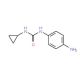 1-(4-aminophenyl)-3-cyclopropylurea - chemical structure image