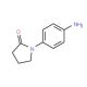 1-(4-aminophenyl)pyrrolidin-2-one (CAS 13691-22-0) - chemical structure image