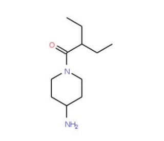 1-(4-aminopiperidin-1-yl)-2-ethylbutan-1-one - chemical structure image