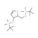 1,4-Anhydro-2-deoxy-3,5-bis-O-(t-butyldimethylsilyl)-D-erythro-pent-1-enitol (CAS 173327-56-5) - chemical structure image