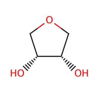 1,4-Anhydroerythritol (CAS 4358-64-9) - chemical structure image
