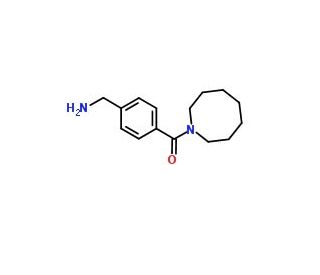 1-[4-(azocan-1-ylcarbonyl)phenyl]methanamine - chemical structure image