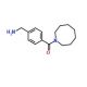 1-[4-(azocan-1-ylcarbonyl)phenyl]methanamine - chemical structure image