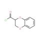 1,4-Benzodioxan-2-carbonyl chloride (CAS 3663-81-8) - chemical structure image