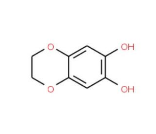 1,4-Benzodioxan-6,7-diol (CAS 90111-35-6) - chemical structure image