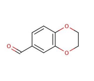 1,4-Benzodioxan-6-carboxaldehyde (CAS 29668-44-8) - chemical structure image