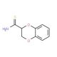 1,4-Benzodioxane-2-thiocarboxamide (CAS 147031-85-4) - chemical structure image