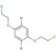 1,4-Bis(2-chloroethoxy)-2,5-dibromobenzene - chemical structure image