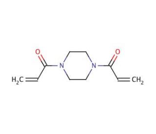 1,4-Bis(acryloyl)piperazine (CAS 6342-17-2) - chemical structure image