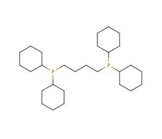 1,4-Bis(dicyclohexylphosphino)butane (CAS 65038-36-0) - chemical structure image