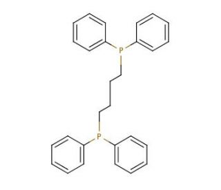 1,4-Bis(diphenylphosphino)butane (CAS 7688-25-7) - chemical structure image