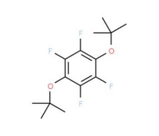 1,4-Bis(tert-butoxy)tetrafluorobenzene, tech. (CAS 121088-09-3) - chemical structure image