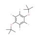 1,4-Bis(tert-butoxy)tetrafluorobenzene, tech. (CAS 121088-09-3) - chemical structure image