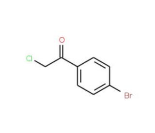 1-(4-Bromo-phenyl)-2-chloro-ethanone (CAS 4209-02-3) - chemical structure image