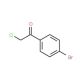 1-(4-Bromo-phenyl)-2-chloro-ethanone (CAS 4209-02-3) - chemical structure image