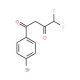1-(4-Bromo-phenyl)-4,4-difluorobutane-1,3-dione (CAS 371967-22-5) - chemical structure image