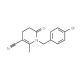 1-(4-Bromobenzyl)-2-methyl-6-oxo-1,4,5,6-tetrahydro-3-pyridinecarbonitrile - chemical structure image
