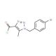 1-(4-Bromobenzyl)-5-methyl-1H-1,2,3-triazole-4-carbonyl chloride - chemical structure image