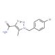 1-(4-Bromobenzyl)-5-methyl-1H-1,2,3-triazole-4-carboxamide - chemical structure image
