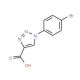 1-(4-bromophenyl)-1H-1,2,3-triazole-4-carboxylic acid (CAS 106748-14-5) - chemical structure image