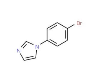 1-(4-Bromophenyl)-1H-imidazole (CAS 10040-96-7) - chemical structure image