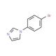 1-(4-Bromophenyl)-1H-imidazole (CAS 10040-96-7) - chemical structure image