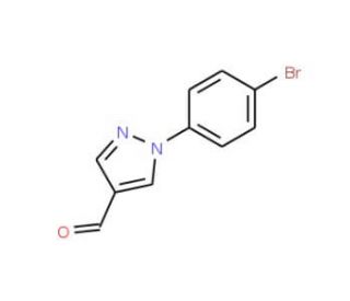 1-(4-bromophenyl)-1H-pyrazole-4-carbaldehyde (CAS 294877-41-1) - chemical structure image