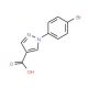 1-(4-bromophenyl)-1H-pyrazole-4-carboxylic acid - chemical structure image