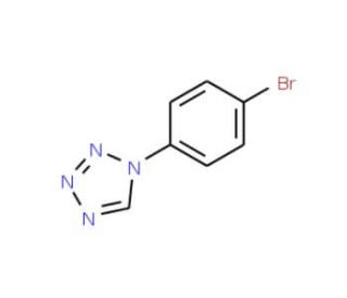 1-(4-bromophenyl)-1H-tetrazole (CAS 57058-01-2) - chemical structure image