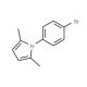 1-(4-Bromophenyl)-2,5-dimethylpyrrole (CAS 5044-24-6) - chemical structure image